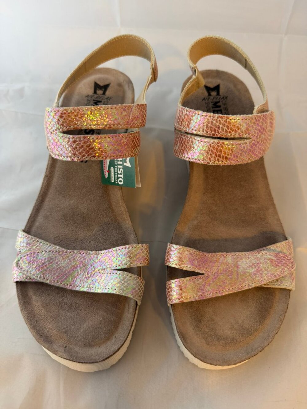 Mephisto  Women's Emelia Sandal - Rosewood Leather  Women Sizes    NIB - Picture 2 of 9